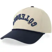 Iconic - Beige adjustable Keps - Göteborg Upside Down Rope Stone/Navy Adjustable @ Hatstore