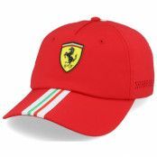 Formula One - Motor Röd adjustable Keps - Ferrari Ferrari Fw Italian Flag Bb Red Adjustable @ Hatstore