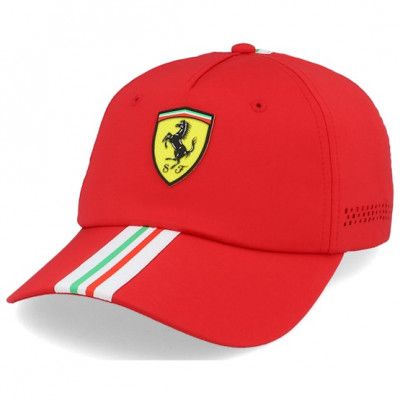 Formula One - Motor Röd adjustable Keps - Ferrari Ferrari Fw Italian Flag Bb Red Adjustable @ Hatstore