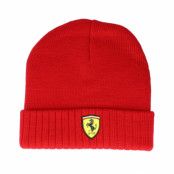 Formula One - Motor Röd cuff Beanie - Ferrari Sf Fw Bienie Red Cuff @ Hatstore