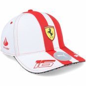 Formula One - Motor Röd adjustable Keps - Ferrari F1 24 Leclerc Monaco Special Edition White/Rosso Corsa Adjustable @ Hatstore