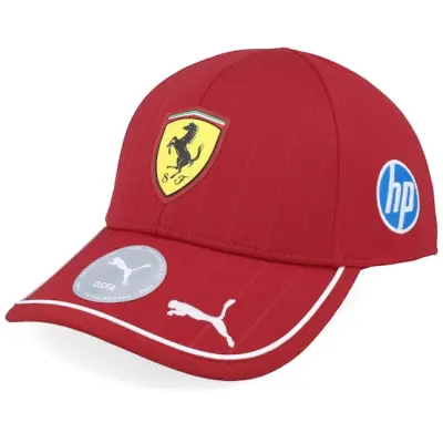 Formula One - Motor Röd adjustable Keps - Ferrari F1 25 Team Puma Dark Cherry Adjustable @ Hatstore