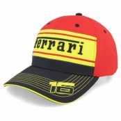 Formula One - Motor Röd adjustable Keps - Ferrari Leclerc Special Edition F1 23 Monza Rosso Corsa/Yellow Adjustable @ Hatstore