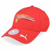 Formula One - Motor Röd adjustable Keps - Ferrari Puma Scuderia Logo Red Adjustable @ Hatstore