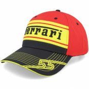 Formula One - Motor Röd adjustable Keps - Ferrari Sainz Special Edition F1 23 Monza Rosso Corsa/Yellow Adjustable @ Hatstore