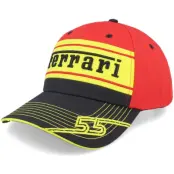 Formula One - Motor Röd adjustable Keps - Ferrari Sainz Special Edition F1 23 Monza Rosso Corsa/Yellow Adjustable @ Hatstore