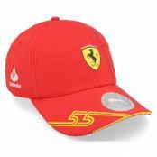 Formula One - Motor Röd adjustable Keps - Kids Ferrari F1 23 Special Edition Sainz Red Adjustable @ Hatstore