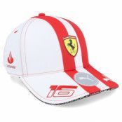 Formula One - Motor Röd adjustable Keps - Kids Ferrari F1 24 Leclerc Monaco Special Edition White/Rosso Corsa Adjustable @ Hatstore