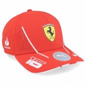 Formula One - Motor Röd adjustable Keps - Kids Ferrari F1 24 Puma Leclerc Burnt Red Adjustable @ Hatstore