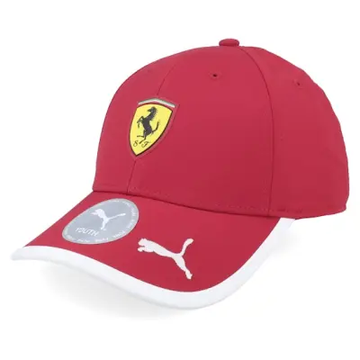 Formula One - Motor Röd adjustable Keps - Kids Ferrari F1 25 Classic Dark Cherry Adjustable @ Hatstore