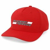 Formula One - Motor Röd adjustable Keps - Scuderia Ferrari Logo Red Adjustable @ Hatstore