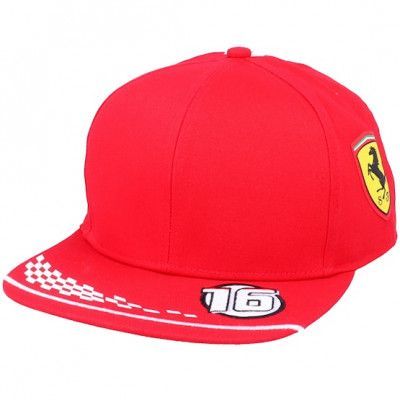 Formula One - Motor Röd snapback Keps - Ferrari Leclerc Cap Red Snapback @ Hatstore