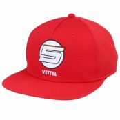 Formula One - Motor Röd snapback Keps - Vettel Flat Brim Red Snapback @ Hatstore