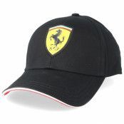 Formula One - Motor Svart adjustable Keps - Ferrari Classic Black Adjustable @ Hatstore