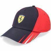 Formula One - Motor Svart adjustable Keps - Kids Ferrari Team Black/Red Adjustable @ Hatstore