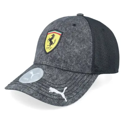 Formula One - Motor Svart trucker Keps - Ferrari F1 25 Puma Heather Black Trucker @ Hatstore