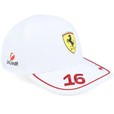 Formula One - Motor Vit adjustable Keps - Ferrari F1 25 Leclerc Miami Puma White Adjustable @ Hatstore