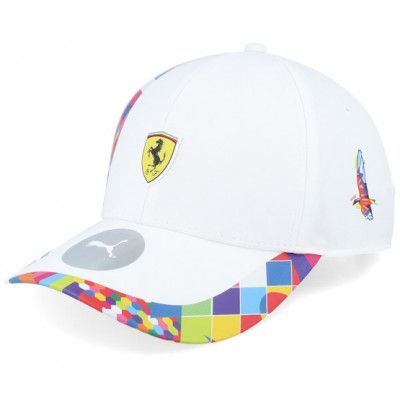 Formula One - Motor Vit adjustable Keps - Ferrari F123 Special Edition Brazil White Adjustable @ Hatstore