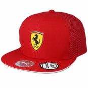 Keps Kids Scuderia Ferrari LECLERC Red Snapback - Formula One - Röd Barnkeps