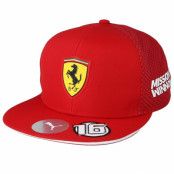Keps Scuderia Ferrari LECLERC Red Snapback - Formula One - Röd Snapback
