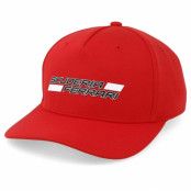 Keps Scuderia Ferrari Logo Red Adjustable - Formula One - Röd Reglerbar