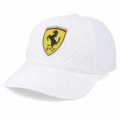 Keps Scuderia Ferrari Quilt White Adjustable - Formula One - Vit Reglerbar