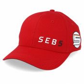 Keps Scuderia Ferrari VETTEL Seb 5 Red Adjustable - Formula One - Röd Reglerbar