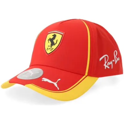 Puma - Motor Röd adjustable Keps - Ferrari 26 Hypercar 50 Driver Red A-Frame Adjustable @ Hatstore