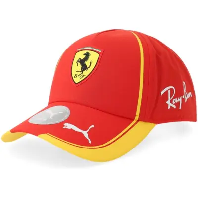 Puma - Motor Röd adjustable Keps - Ferrari 26 Hypercar 51 Driver Red A-Frame Adjustable @ Hatstore