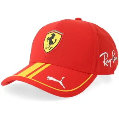 Puma - Motor Röd adjustable Keps - Ferrari Le Mans 26 Hypercar 50 Driver Red Adjustable @ Hatstore