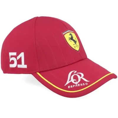 Puma - Motor Röd adjustable Keps - Ferrari Le Mans Car 51 Dark Cherry Adjustable @ Hatstore