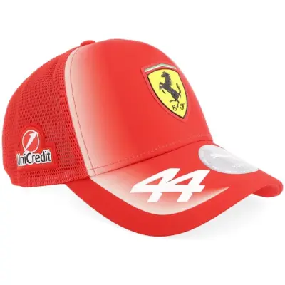 Puma - Motor Röd adjustable Keps - Kids Ferrari Scuderia Replica Hamilton Cap Red Adjustable @ Hatstore