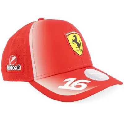 Puma - Motor Röd adjustable Keps - Kids Ferrari Scuderia Replica Leclerc Cap Red Adjustable @ Hatstore