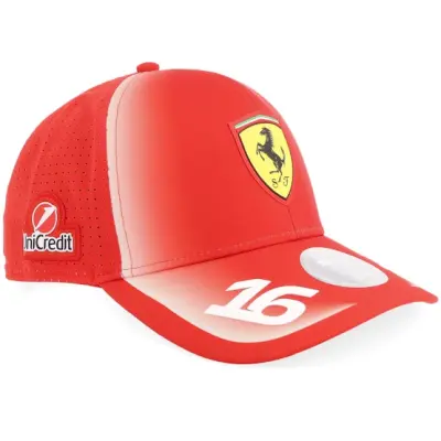 Puma - Röd adjustable Keps - Ferrari Scuderia Replica Leclerc Original Cap Red Adjustable @ Hatstore
