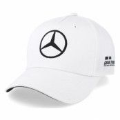 Formula One - Motor Vit adjustable Keps - Lewis Hamilton Drivers Cap White Adjustable - Mercedes @ Hatstore