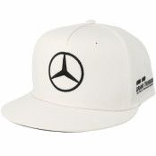 Formula One - Motor Vit snapback Keps - Lewis Hamilton Drivers Cap White Snapback - Mercedes @ Hatstore