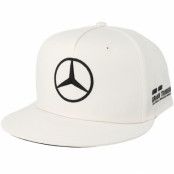 Keps Lewis Hamilton Drivers Cap White Snapback - Mercedes - Vit Snapback