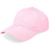 Lacoste - Rosa unconstructed Keps - Small Side Logo Lotus Pink Dad Cap @ Hatstore