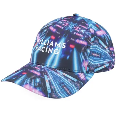 Formula One - Motor Blå adjustable Keps - Williams F1 25 Team Beach Singapore Night Multicolour  A-frame Adjustable @ Hatstore