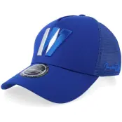 Formula One - Motor Blå trucker Keps - Williams F1 25 X Fresh Ego Kid Heritage Blue A-Frame Trucker @ Hatstore