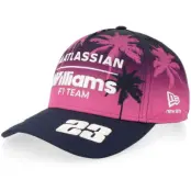 New Era - Motor Rosa adjustable Keps - Williams F1 26 Albon Miami 9FORTY M-crown Pink/Navy A-frame Adjustable Adjustable @ Hatstore