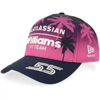 New Era - Motor Rosa adjustable Keps - Williams F1 26 Sainz Miami 9FORTY M-crown Pink/Navy A-frame Adjustable @ Hatstore