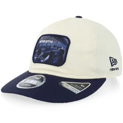 New Era - Motor Vit adjustable Keps - Williams F1 26 New Wave 9FIFTY White/Navy A-Frame Adjustable @ Hatstore