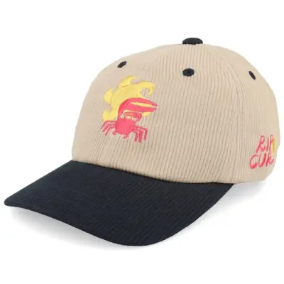 Rip Curl - Beige unconstructed Keps - Aots Ty Williams Cap Khaki/Black Dad Cap @ Hatstore