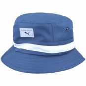 Puma - Blå bucket Hatt - Williams Dark Denim Bucket @ Hatstore