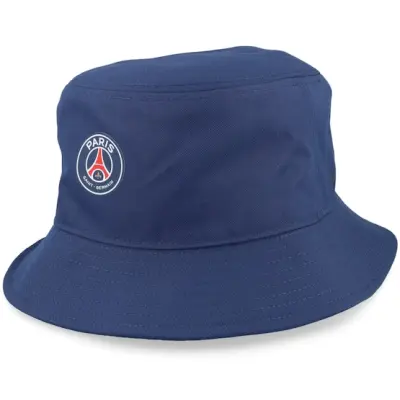 Nike - Football Blå bucket Hatt - Paris Saint-Germain Apex Sq Midnight Navy/University Red Bucket @ Hatstore