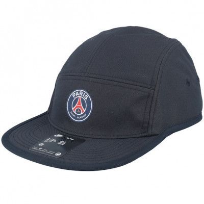 Nike - Football Svart 5panel Keps - Paris Saint-Germain Fly Black/White 5-panel @ Hatstore