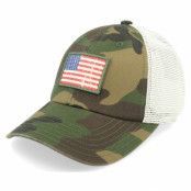 American Needle - Camo trucker Keps - USA Ballpark Mesh Ivory/Camo Trucker @ Hatstore