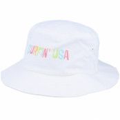 American Needle - Vit bucket Hatt - Usa Twill Sccreen White Bucket @ Hatstore