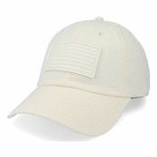 American Needle - Vit unconstructed Keps - Usa Conrad Natural Dad Cap @ Hatstore